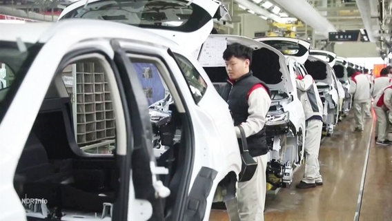 E-Auto-Produktion in China. © Screenshot 