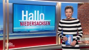 Christina von Saß moderiert Hallo Niedersachsen. © Screenshot 