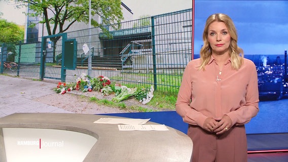 Dina Hille moderiert das Hamburg Journal um 18.00. © Screenshot 