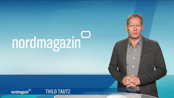 Thilo Tautz moderiert das Nordmagazin um 18:00 Uhr. © Screenshot 