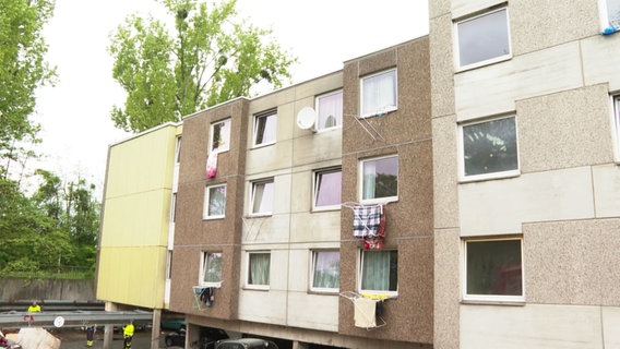 der maroder Wohnkomplex in der Groner Landstraße 9 in Göttingen. © Screenshot 