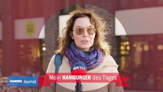 Alla Röhricht aus Volksdorf berichtet vom Hamburger des Tages. © Screenshot 