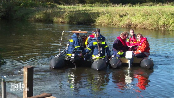 Ein Sonarboot auf der Ilmenau. © Screenshot 