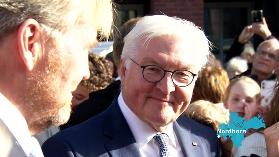 Der Bundespräsident Steinmeier zu Gast in Deenekamp beim König der Niederlande. © Screenshot 