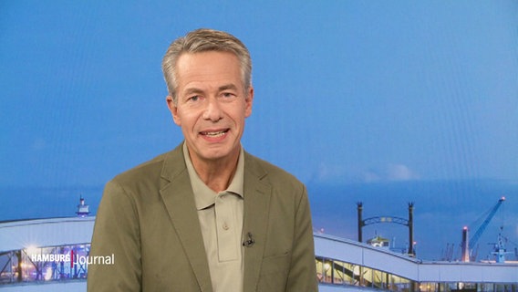 Thomas Görlitzer moderiert das Hamburg Journal 18.00. © Screenshot 