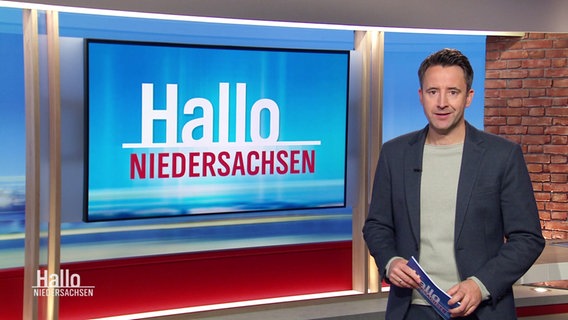 Jan Starkebaum moderiert Hallo Niedersachsen um 19:30 Uhr. © Screenshot 