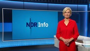 Susanne Stichler moderiert NDR Info um 21:45 Uhr. © Screenshot 