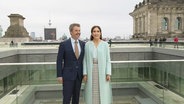 König Frederik X. und Königin Mary von Dänemark zu Besuch in Berlin. © Screenshot 