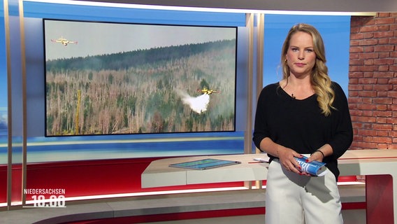 Tina Herms moderiert Niedersachsen um 18:00 Uhr. © Screenshot 