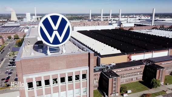 Das VW Werk in Wolfsburg. © Screenshot 