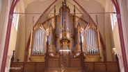 Die Lütkemüller-Orgel in einer Kirche in Waren. © Screenshot 