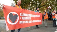 Protestierende beim westfalentag in Osnabrück. © Screenshot 