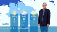 Sven Plöger moderiert das Wetter für Niedersachsen. © Screenshot 