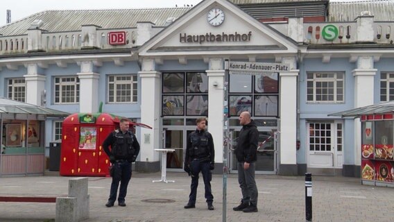 Der Rostocker Hauptbahnhof. © Screenshot 