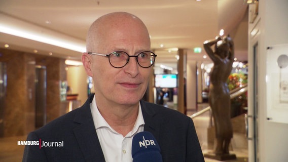 Bürgermeister Peter Tschentscher im NDR-Interview. © Screenshot 