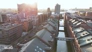 Die Speicherstadt in Hamburg. © Screenshot 