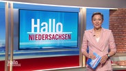 Christina von Saß moderiert Hallo Niedersachsen. © Screenshot 