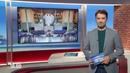 Johannes Avenarius moderiert das Niedersachsen Magazin um 18 Uhr. © Screenshot 