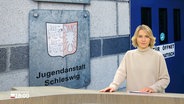 Marie-Luise Bram moderiert das Regionalprogramm für Schleswig-holstein. © Screenshot 