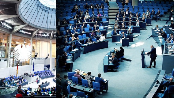 Der deutsche Bundestag. © Screenshot 