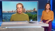 Juliane Mau im Gespräch mit Moderatorin Romy Hiller. © Screenshot 