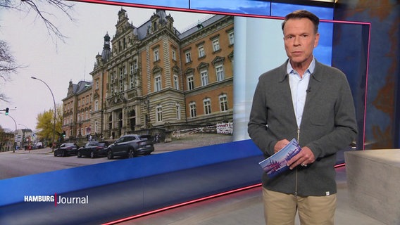 Ulf Ansorge moderiert das Hamburg Journal. © Screenshot 