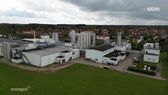 Die Käserei-Fabrik in Dargun (Archivbild). © Screenshot 