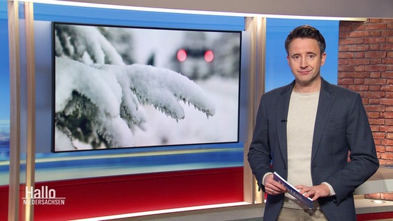 Jan Starkebaum moderiert Hallo Niedersachsen. © Screenshot 