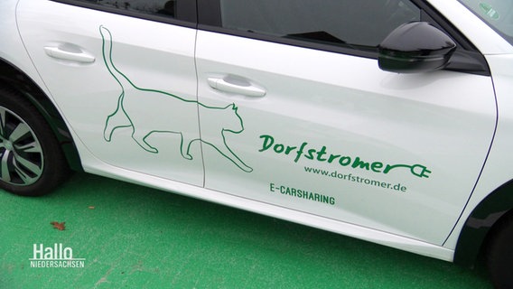 Ein E-Auto des Vereins "Dorfstromern". © Screenshot 