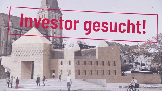 Die Stadt Rostock sucht einen Investor für den Wiederaufbau des Petritors in der Östlichen Altstadt. © Screenshot 