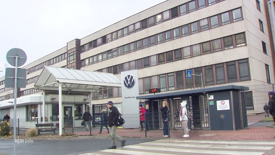 Ein VW-Gebäude in Hannover. © Screenshot 