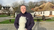 Uwe Ulbrich moderiert das Wetter auf der Insel Hiddensee © Screenshot 