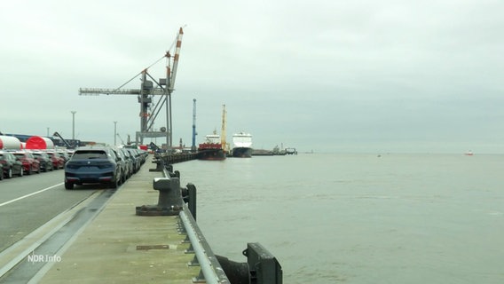 Der Hafen in Cuxhaven. © Screenshot 