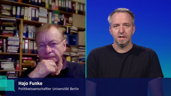 Politikwissenschaftler der Universität Berlin, Hajo Funke © Screenshot 