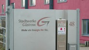 Eingangsschild der Stadtwerke Güstrow © Screenshot 