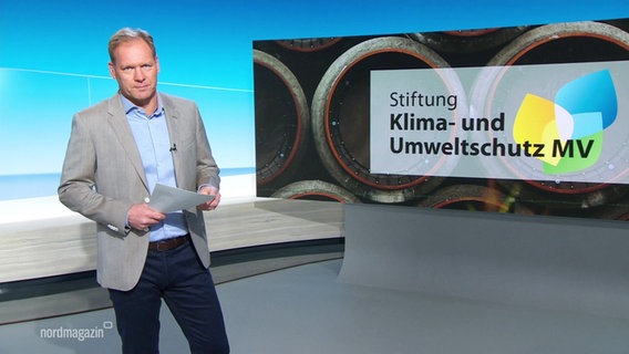 Thilo Tautz moderiert das "Nordmagazin - Land und leute". © Screenshot 