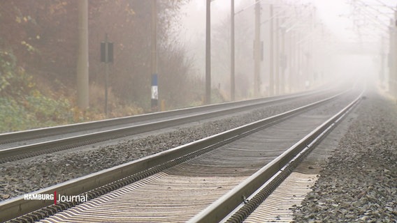 Gleise verlieren sich im Nebel. © Screenshot 