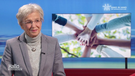 Sabine Johannsen von der Bürgerstiftung Hannover zum Gespräch im Studio. © Screenshot 