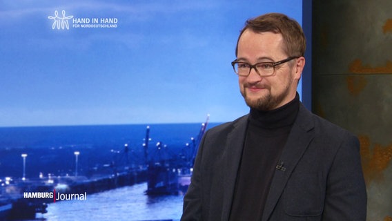 üdiger Ratsch-Heitmann, Geschäftsführer der Bürgerstiftung Hamburg im Interview am 01.12.2024. © Screenshot 