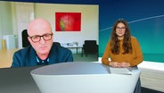 Interview mit Franziska Amler und Soziologen Berthold Vogel, Professor am Forschungsinstitut Gesellschaftlicher Zusammenhalt an der Universität Göttingen. © Screenshot 