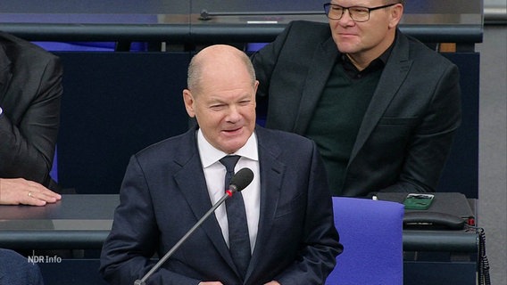 Bundeskanzler Olaf Scholz. © Screenshot 