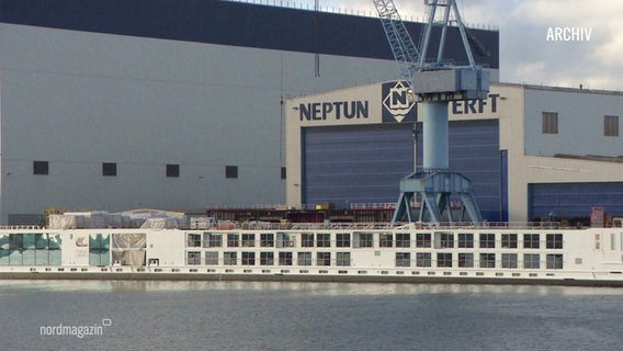 die Rostocker Neptun-Werft © Screenshot 