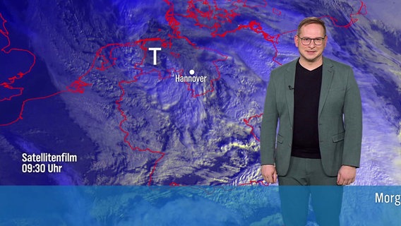 Stefan Laps moderiert das Wetter von Niedersachsen. © Screenshot 