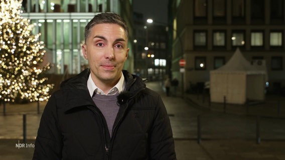 Reporter Massimo Bognanni in Hamburg. © Screenshot 