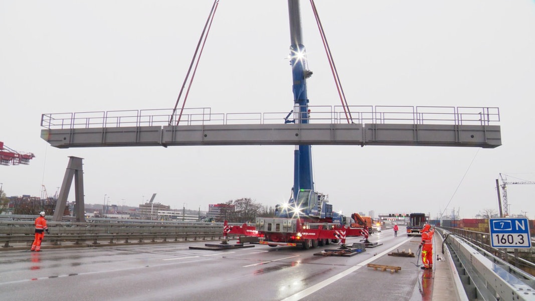 A7 in Hamburg nach Vollsperrung rund um Elbtunnel wieder frei