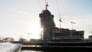 Der nicht fertig gestellte Elbtower in Hamburg. © Screenshot 