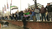 Demo der syrischen Community in Hannover. © Screenshot 