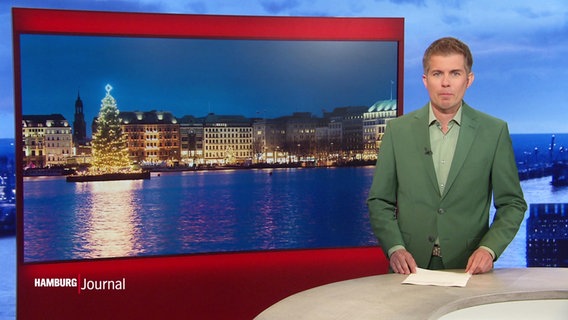 Moderator Carl-Georg Salzwedel im Studio © Screenshot 