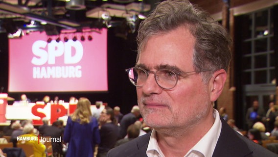 Der Spitzenkandidat der Hamburger SPD für die Bundestagswahl Wolfgang Schmidt (SPD) © Screenshot 