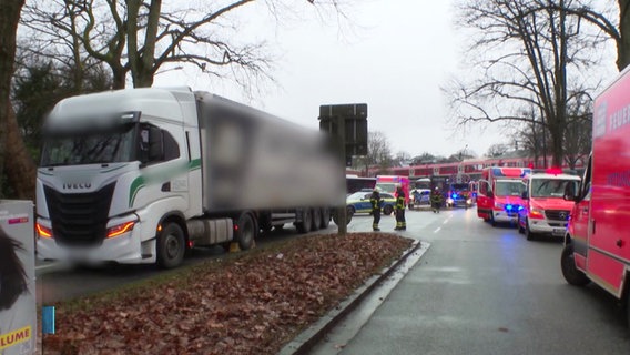 Die Unfallstelle an der eine Frau tödlich verünglückte. © Screenshot 